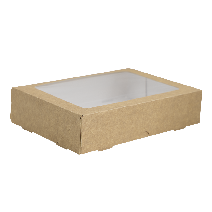POJEMNIK KARTONOWY 260x190x60 CKB - OKIENKO (6 pkt klejenia)